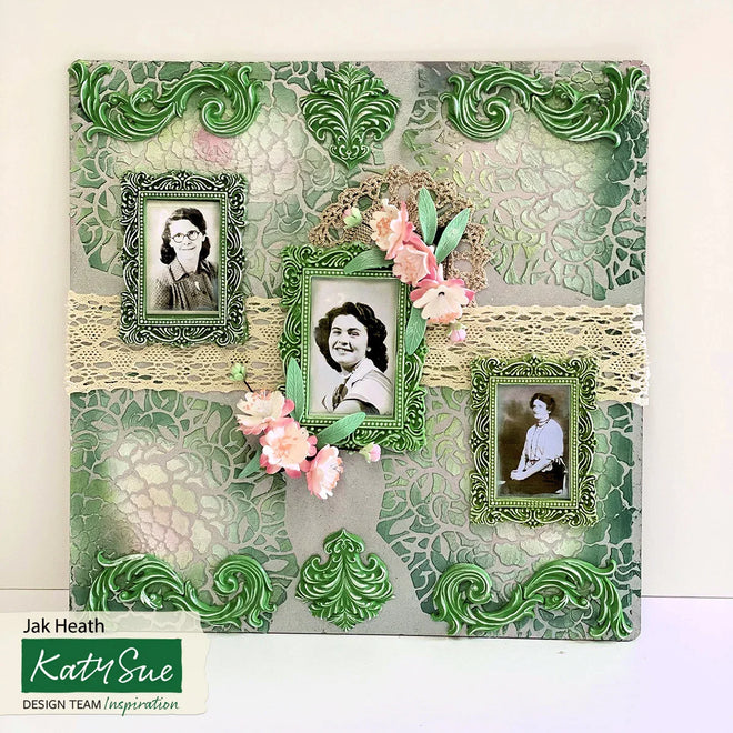 Medium Vintage Frame Silicone Mould
