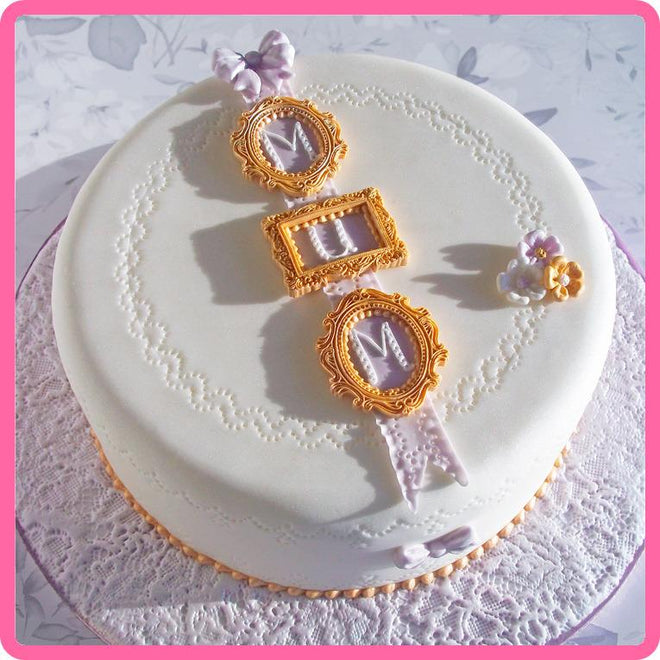 Oval Cameo & Oval Frame Silicone Mould