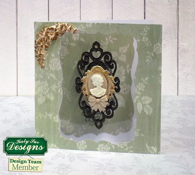 Oval Cameo & Oval Frame Silicone Mould
