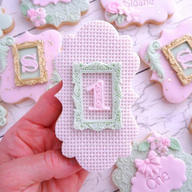 Small Vintage Frame Silicone Mould