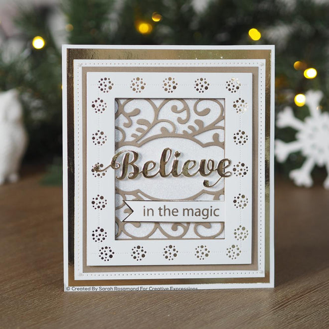 Dies by Sue Wilson Festive Believe