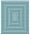 Noble Double Pierced Rectangles - Set B Die