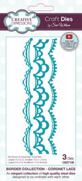 Creative Expressions Sue Wilson Border Coronet Lace Craft Die