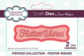 Creative Expressions Jamie Rodgers Pierced Festive Wishes Craft Die