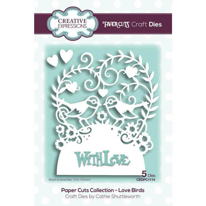 Paper Cuts Love Birds Craft Die
