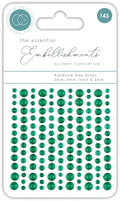 Craft Consortium Adhesive Dew Drops - Green