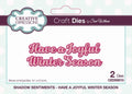 Dies by Sue Wilson Shadowed Sentiments Have a Joyful Winter Season