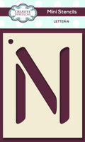 Mini Stencil Upper Case Letter