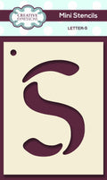 Mini Stencil Upper Case Letter