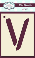 Mini Stencil Upper Case Letter