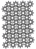 Creative Expressions Star Screen A5 Stencil