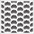 Creative Expressions Sue Wilson Seashells  6 in x 6 in Stencil