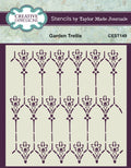 Creative Expressions Taylor Made Journals Garden Trellis 6 in x 6 in Stencil