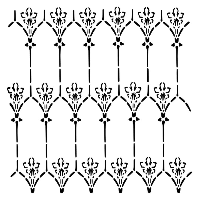 Creative Expressions Taylor Made Journals Garden Trellis 6 in x 6 in Stencil