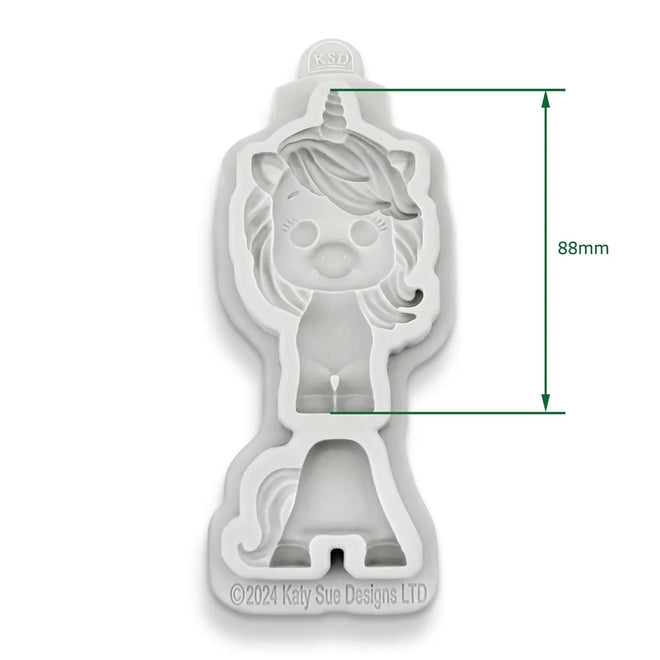 Katy Sue Easy Stand Unicorn Silicone Mould
