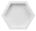 CrafTreat 3D Fold Shapes - Frames White - Assorted Shapes 6pcs