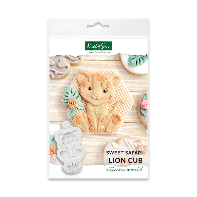 Sweet Safari Lion Cub Silicone Mould