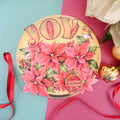 Sparkling Poinsettias Luxury Topper Set