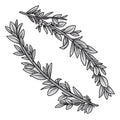 Couture Creations - Elegance Collection - Layering Stamp And Die Set - Curving Branches Mini (6pc)
