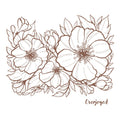 Petunia Background Acrylic Photopolymer Stamp Set (2pc)