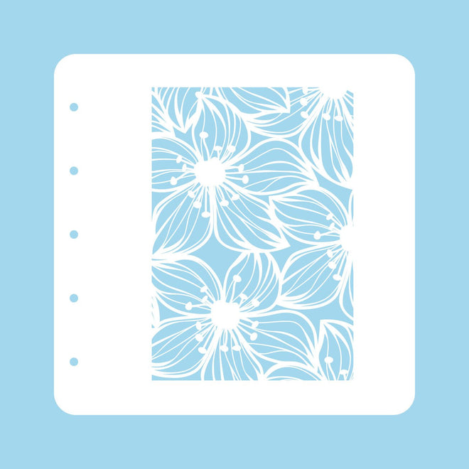 Stencil A6 For Magnetic Colour Set Flower 2