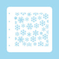 Stencil A6 For Magnetic Colour Set Christmas Time Snowflakes