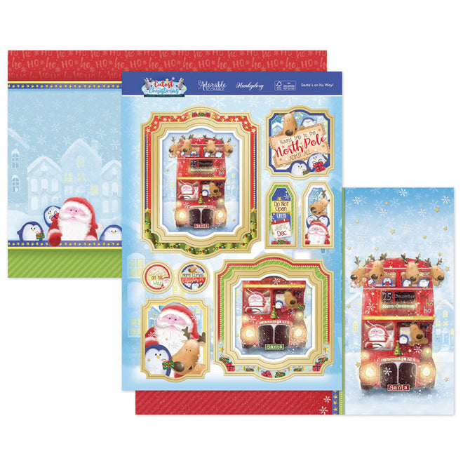 Santa's On His Way! Luxury Topper Set