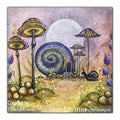 Thistlecap Mushrooms Stamp