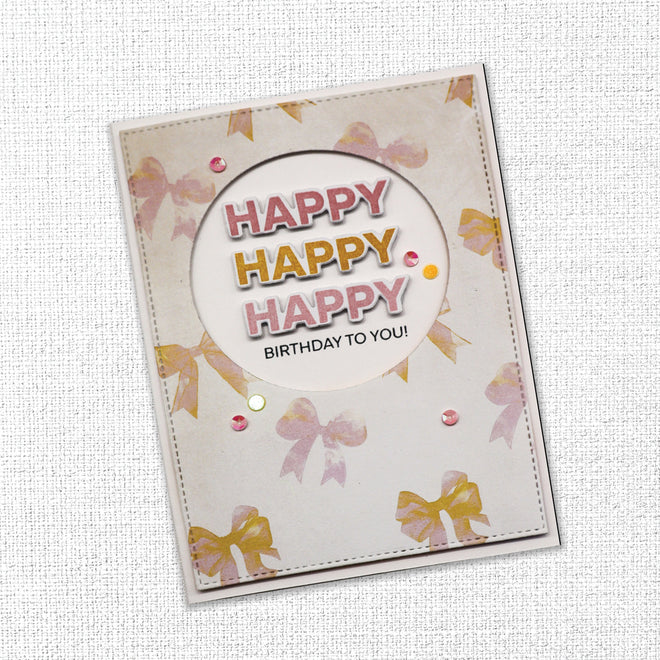 Stacked Sentiments No. 2 Metal Die Set 34389