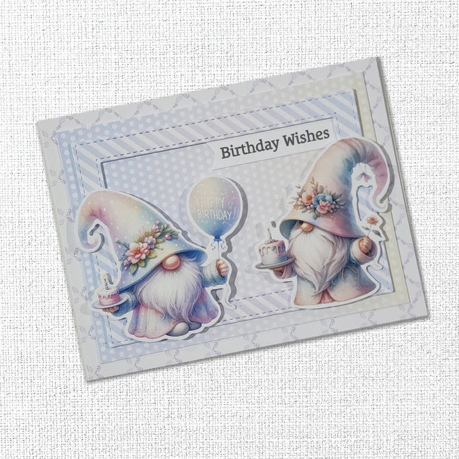 Butterfly Gnomes Embossed Die Cuts 34851