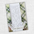 Hanging Christmas Ornaments Border Die 32448