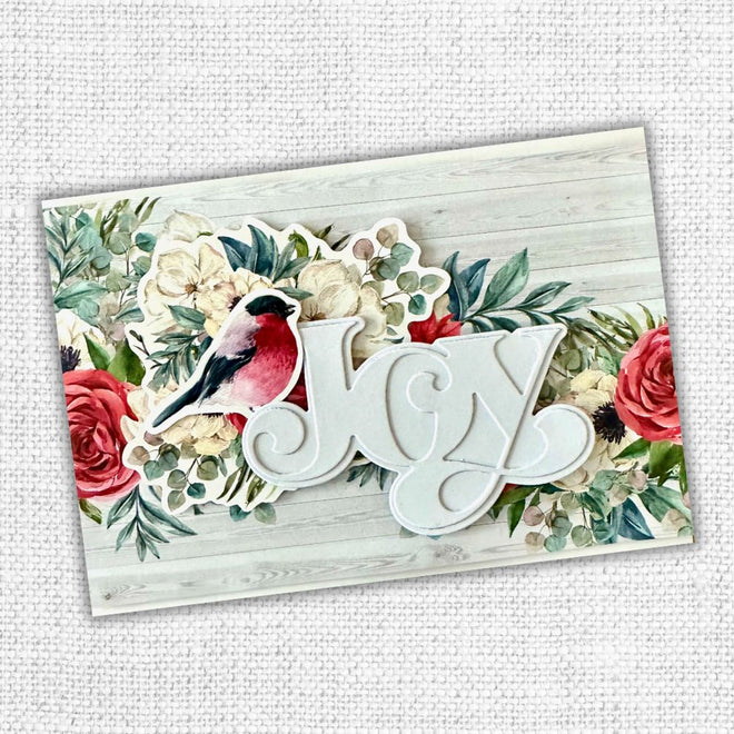 Fancy Script Layered Joy Die 32454