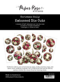Christmas Holly Embossed Die Cuts 35163