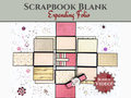 CrafTreat Scrapbook Blanks - Expanding Folio - Kraft Color