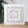Creative Expressions Sue Wilson Bold Shadowed Sentiments Because Craft Die and Stamp Set
