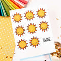 Creative Expressions Jane's Doodles Rain or Shine 4 in x 6 in Clear Stamp Set