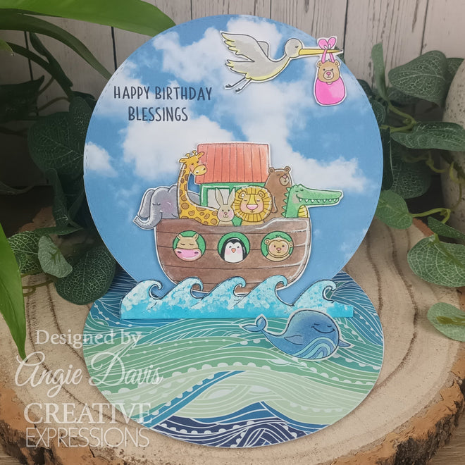 Creative Expressions Jane's Doodles Special Delivery 6 in x 8 in Clear Stamp Set