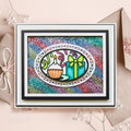 Creative Expressions Sue Wilson Stained Glass Birthday Craft Die