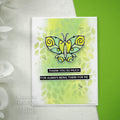 Creative Expressions Scattered Leaves DL Stencil 4 in x 8 in (10.0 x 20.3 cm)