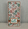 Creative Expressions Linear Leaves DL Stencil 4 in x 8 in (10.0 x 20.3 cm)
