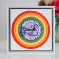 Sue Wilson Circle Sayings Strength Craft Die