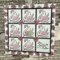 Creative Expressions Designer Boutique Swan In A Million 6 in x 4 in Stamp Set