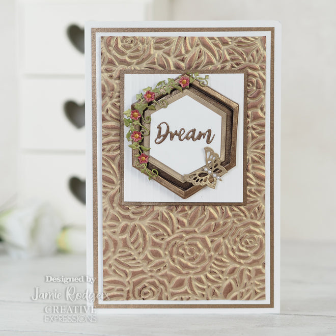 Creative Expressions Jamie Rodgers Canvas Collection Large Hexagon