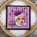 Creative Expressions Jane Davenport SideChick 4 in x 6 in Clear Stamp Set
