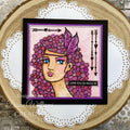 Creative Expressions Jane Davenport SideChick 4 in x 6 in Clear Stamp Set