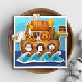 Creative Expressions Jane's Doodles Special Delivery 6 in x 8 in Clear Stamp Set