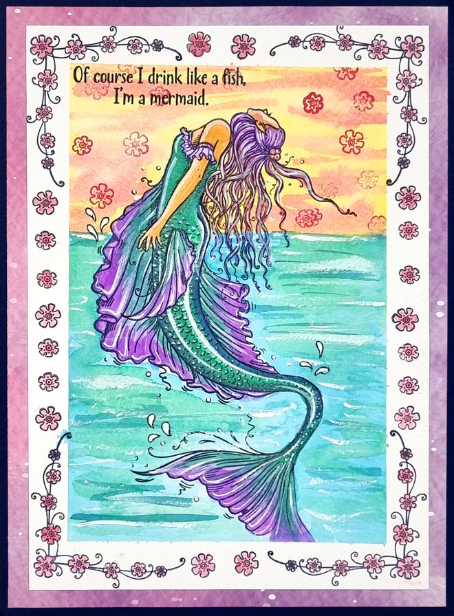 Pink Ink Designs Mira 6 in x 8 in Clear Stamp Set