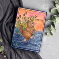 Pink Ink Designs Beaver Fever 6 in x 8 in Clear Stamp Set
