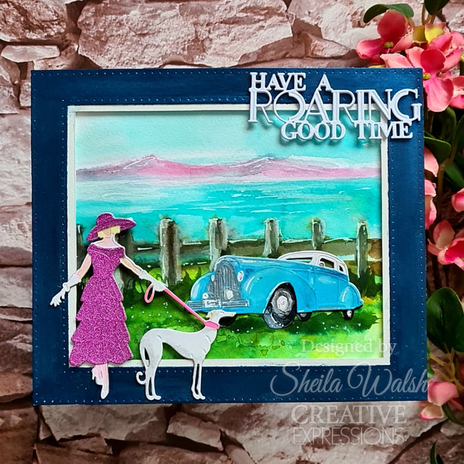 Creative Expressions Sue Wilson Mini Expressions Art Deco Have A Roaring Good Time Craft Die