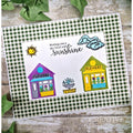 Creative Expressions Sue Wilson Village Scenes 4 in x 6 in Stamp Set